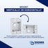 Sigma Electric, White Sigma Engineered Solutions, 14251WH 1/2-Inch 4 Hole 1-Gang Box, No Size...