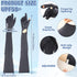 3 Pairs UV Long Sun Gloves Women's Touchscreen Arm Sun Driving Gloves Non Slip Full Finger Protective Gloves UPF 50+ for Outdoor Sports Cycling...