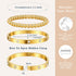 doubgood Gold Bracelets for Women Stackable Gold Bangles Friendship Beaded Bracelets Jewelry Set for Mother's Day Gifts Valentine Wedding Birthday...