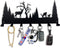 Wall Mounted Key Rack | Metal Key Rack Hook Organizer | Metal Key Organizer with 7 Hooks Wall Decoration for Front Door, Hallway, Kitchen, Office...