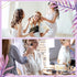 11 Pieces Wedding Makeup Bags Bridal Shower Cosmetic Bag Bachelorette Party Canvas Makeup Bags Bride I Do Crew Bridesmaid Proposal Gifts for Women...