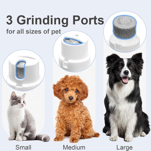 Dog Clippers for Grooming - Cordless Pet Nail Grinder for Small Dog Cat Rabbit Grooming Supplies, Low Noise Dog Clippers for Trimming Hair on Paws...