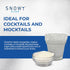 Snowy River Pearl, Cocktail & Margarita Sugar Rimmer - Vibrant Color Glass Rimming Sugar with Medium Crystal Texture - 8oz...