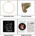 Nuberlic Mushroom Embroidery Kits for Beginner Adults Cross Stitch Kit with Stamped Pattern Include Embroidery Cloth Hoops Threads Needles...