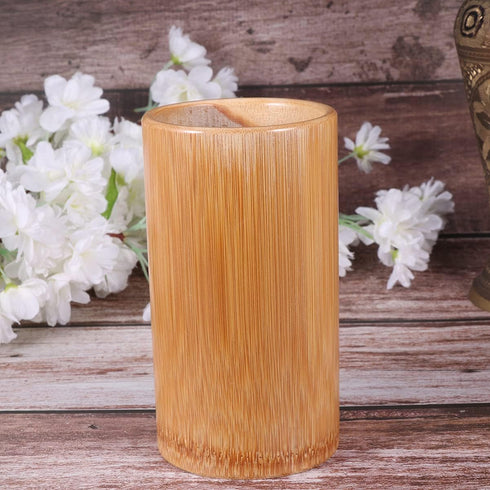 Yardwe Bamboo Utensil Holder Bamboo Wood ,1 PC Wooden utensil Storage Organizer for Cooking Utensils 15CM Kitchen Tool Holder...