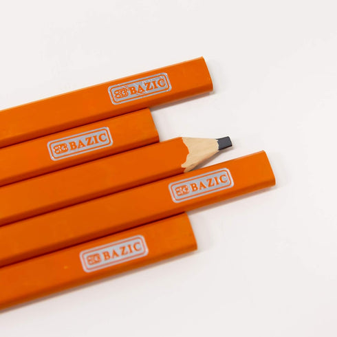 BAZIC Carpenter's Pencil, 5-Count...