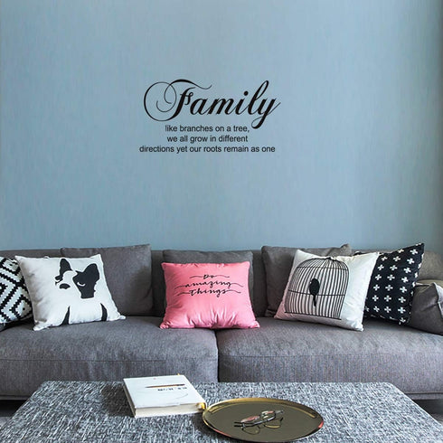 Family Like Branches on a Tree Wall Sticker Removable Home Decor Art Stickers (Family Tree)...