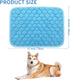 Dog Cooling Mat,Non-Toxic Cooling Pad & Easy Clean,Foldable Pet Cooling Mat,Portable Pet Cooling Mat for Outdoor, Materials Safe, Easy Carry (Blue...