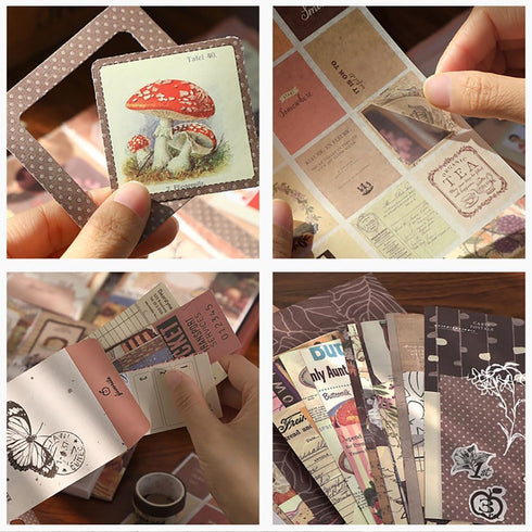 Scrapbooking Supplies Kit Aesthetic Scrapbook Kit with Scrapbook Stickers Washi Tapes Bullet Junk Journal Art Craft DIY Gift for Adult Teen (Coco)...