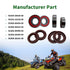 Front Wheel Bearings Seals Kit for Yamaha Raptor 125 250 350 660 700 Banshee 350 Warrior 350 Bear Tracker 250 Big Bear 250 Bruin 250 Blaster 200 Y...