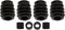 ACDelco Professional 18K2549 Front Disc Brake Caliper Rubber Bushing Kit...