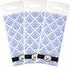 JetBag Travel Wine Bag (Set of 3, Blue Gift Pattern) - The Original Absorbent, Reusable & Protective Wine Bottle Bag - Made in the USA...