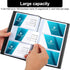 2 Pack Business Card Organizer, 180 Cards Business Cards Holder, Business Card Book, Credit Card Organizer for Men & Women...