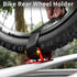 Bicycle Rear Wheel Holder, Rear Wheel Rack Mount, Road Bike Tire Bracket Holder Carrier Fits Mountain Bikes, Road Bicycles & EBikes, Black...