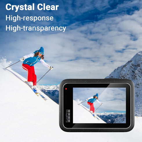 JJC 2 Pack Lens Screen Protector for GoPro HERO 12 11 10 Black Camera, 6 pcs Anti-Fingerprint Anti-Scratch Anti-Bubble - 9H Hardness 2.5D Rounded ...