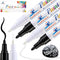 Paint Pen Paint Markers - Permanent Acrylic Markers 4 Pack White & Black, Oil Based, Medium Tip, Quick Dry, Wateproof Paint Markers for Rock, Fabr...