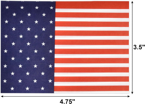 Patriotic Candy Twisting Wax Wrappers 700 Pieces July 4 Chocolate Caramel Wrapping Paper American Flag Design Wrapper for USA Holiday Candies Cara...