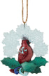 Enesco Jim Shore Heartwood Creek Winter Wonderland Cardinal with Snowflake Hanging Ornament, 3.66 Inch, Multicolor...