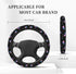 Unicorn Star Steering Wheel Cover for Women Men Girls Car Accessories Decor Anti-Slip Neoprene Auto Steering Wheel Covers Protector Universal 15 I...