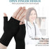 4 Pieces Unisex Wrist Thumb Support Sleeve Fingerless Wrist Gloves Compression Arthritis Gloves Sports Wrist Support Brace for Fatigue Sports Typi...