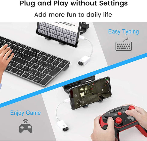 USB C to USB 3.0 Adapter (2 Pack),Type C to USB 3.0 Female OTG Cable Compatible with MacBook Pro/Air M2/M1/2020, iPhone 15 Pro/Max,iPad Pro,XPS,Ga...
