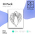 JGFinds Angel Wings Charms - 30 Pack Silver Tone for DIY Jewelry Making Supplies, Small 7/8 Inch Metal Wings for Bracelet, Necklace, Earrings or A...