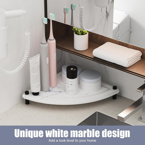 Sink Caddy Instant Dry Sink Organizer, Diatomite Stone Sink Tray, Fast Drying Stone Sink Organizer Kitchen Bathroom Countertop Minimalism...