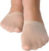 Toe Topper Socks Women 6 Pairs, No Show Liner Half Socks for Heels, Non-Skid Bottom Mule Socks...