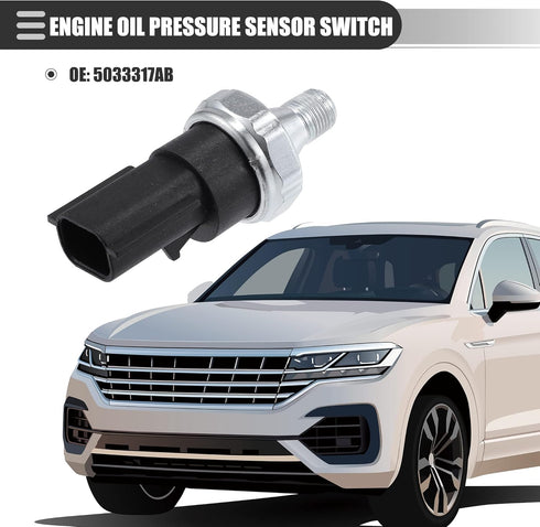 Motoforti Engine Oil Pressure Sensor Switch, Oil Pressure Sensor, for Dodge Journey 2009-2020, ABS + Aluminum, 5033317AB 68003360AA, Black Silver ...