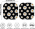 Fashion Daisy Windshield Sun Shade, Flower Designs Auto Car Truck SUV Vehicle Universal-fit Front Windshield Sunshade Pack of 2 Car Front Sun Viso...