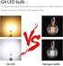 Lxcom Lighting G4 LED Bulb 12V Bi-Pin Base 1.5W LED COB Light Bulbs (10 Pack) 10W Halogen Replacement Warm White 3000K T3 G4 Base No Flicker for U...