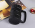 VanEnjoy 3D Cool Black Tyre Tire Shaped Frosted Ceramic Mug Large Coffee Tea Cup Unique Gifts Car Fans 14 oz(400ml)...