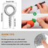 300pcs Screw Eye Pins Hooks, Small Metal Hoop Eye Pin Screws for DIY Jewelry, Charm Bead Pieces/ Arts & Crafts Projects/ Cork Top Bottles/ Charm B...
