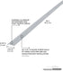 M-D Building Products 78006 7/8 in. X 36 in. Silver Aluminum Carpet Trim w/Screw Nails...
