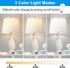 PARTPHONER A19 LED Light Bulbs, 60W Equivalent Efficient 9W LED Bulb, 3 Color Light Modes Light Bulbs, 900 Lumens, CRI 85+, 25000+ Hours Lifespan,...