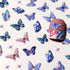 Butterfly Nail Art Stickers 5D Self-Adhesive Spring Nail Stickers for Nail Art Blue Pink Butterfly Nail Deals 3D Embossed Nail Design Nail Art Sup...