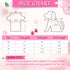 8 Pieces Pet Shirts Printed Puppy Soft Dog Shirt Pullover T Cute Sweatshirts Valentine's Day Girl Clothes Outfits Small for Dogs Cats (Vivid Patte...