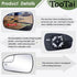 Driver Side Mirror Glass compatible with Ford Fusion 2013-2020, Heated, Back Plate, w/o Blind Spot Detect...