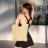 Straw Beach Bags for Women - Women Beach Handmade Woven Tote Bag, Summer Mesh Hollow Shoulder Bag for Holiday...