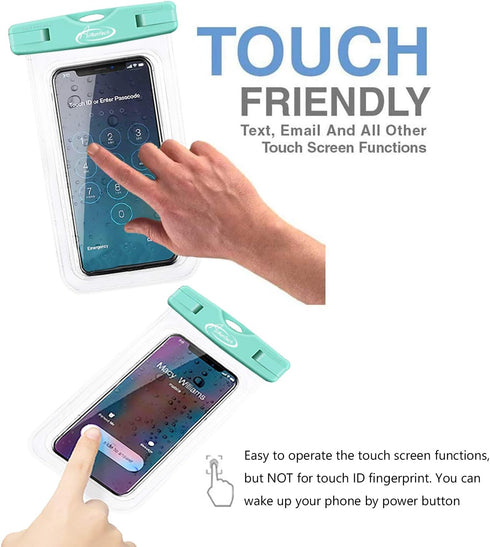 AiRunTech Waterproof Case, Waterproof Cell Phone Dry Bag Compatible for iPhone 14/13/12/12 Pro Max/11/11 Pro/SE/Xs Max/XR/8P/7 Galaxy up to 8.5", ...