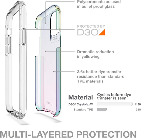 Gear4 Crystal Palace Iridescent Designed for Samsung Galaxy S20 Ultra Case, Advanced Impact Protection by D3O - Iridescent (702004900)...