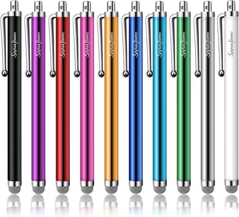 Stylus Pens for Touch Screens, StylusHome 10 Pack Mesh Fiber Tip Stylus Pens for ipad iPhone Tablets Samsung All Precision Capacitive Universal To...