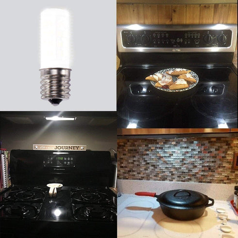 E17 LED Microwave Oven Appliance Whirlpool Bulb,8206232A 40W Equivalent Light Bulbs 2-Pack (Daylight White 6000K)...