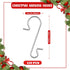 Naler Ornament Hooks Stainless Steel S-shaped Hangers for Party Decorations 120 Pack...