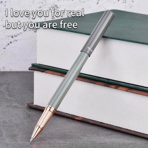 Executive Signature Ballpoint Pens Set - Frosted Stylus Gift for Men & Women, Business Office Desk Accessory, Elegant 2-Piece Fancy Pen Set?......