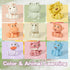 No Hole Bath Toys - 9PC Animal Bath Toys for Babies 6-12 Months, Baby Pool Bathtub Float Toys Presents for Preschool Toddlers Boys Girls...