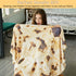 SeaRoomy Burritos Tortilla Throw Blanket, Tortilla Wrap Blanket, Novelty Tortilla Round Blanket Giant Tortilla Round Soft Blanket for Adults and K...