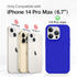GONEZ for iPhone 14 Pro Max Case Silicone, Compatible with Magsafe, with 2X Screen Protector + 2X Camera Lens Protector, Liquid Silicone Shockproo...