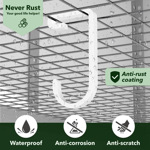 Thickened Hooks for Overhead Storage Racks,Garage Hooks for Ceiling,Add-On Storage Hook for Garage Ceiling Rack Wall Shelving,Heavy Duty Hanging B...