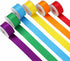 Rainbow Satin Ribbon 1 Inch Wide Solid Color Double Sided Polyester Satin Ribbon 6 Colors X 5 Yds Each Total 40 Yds Per Package Ribbon Set for Cra...
